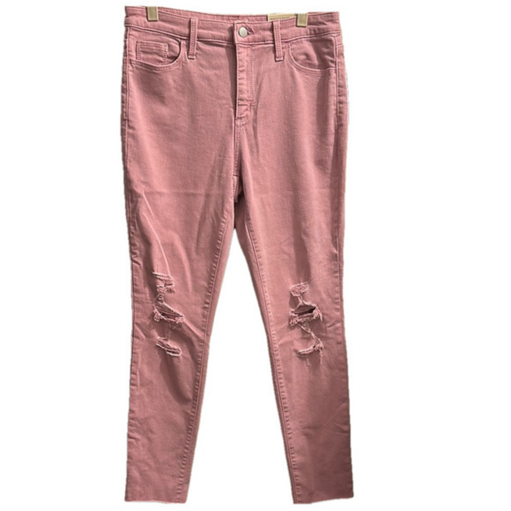 Universal Thread Pink Skinny Distressed Jeans